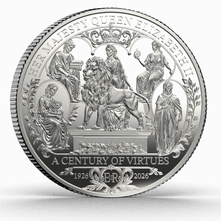 Falkland_Islands_2026_Queen_Elizabeth_II_Centenary_of_Birth_A_Century_Of_Virtues_£5_Pounds_1_Troy_Oz_Pure_Silver_Proof_Mintage_799 Falkland_Islands_2026_Queen_Elizabeth_II_Centenary_of_Birth_A_Century_Of_Virtues_£5_Pounds_1_Troy_Oz_Pure_Silver_Proof_Mintage_799