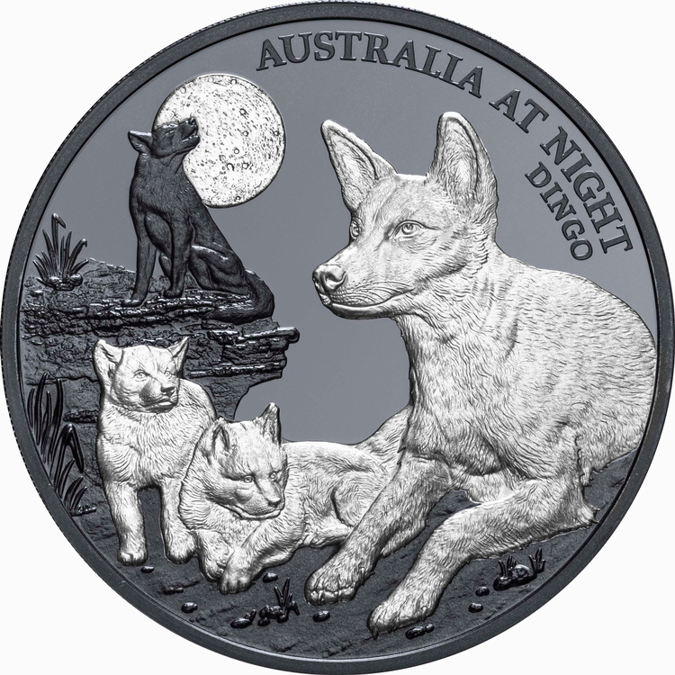 Niue_2021_Australia_at_Night_5_Dingo_Pups_$1_1_Troy_Ounce_Pure_Silver_Black_Proof Niue_2021_Australia_at_Night_5_Dingo_Pups_$1_1_Troy_Ounce_Pure_Silver_Black_Proof
