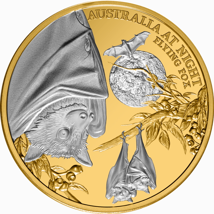 Niue_2023_Australia_at_Night_Flying_Fox_$100_1_Troy_Ounce_Pure_Gold_Proof_with_Platinum_Plating Niue_2023_Australia_at_Night_Flying_Fox_$100_1_Troy_Ounce_Pure_Gold_Proof_with_Platinum_Plating