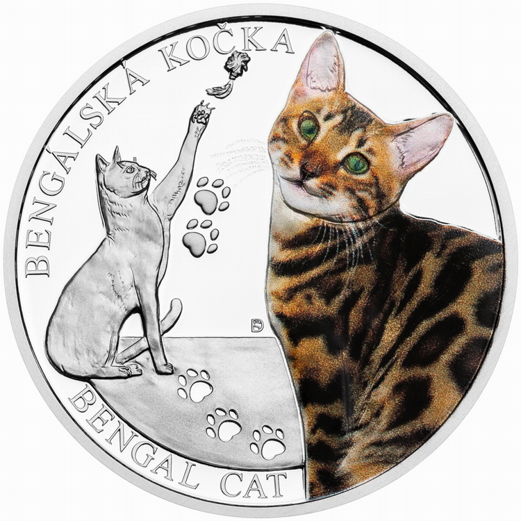 Niue_2025_Cat_Breeds_Bengal_Cat_$1_1_Troy_Oz_Pure_Silver_Proof_with_Color_MINTAGE_1000 Niue_2025_Cat_Breeds_Bengal_Cat_$1_1_Troy_Oz_Pure_Silver_Proof_with_Color_MINTAGE_1000