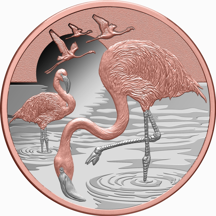 Niue_2025_Flamingos_Beauty_and_Grace_$1_1_Troy_Ounce_Pure_Silver_Gilded_Proof_with_24-Karat_Rose-Gold_Plating_MINTAGE_600 Niue_2025_Flamingos_Beauty_and_Grace_$1_1_Troy_Ounce_Pure_Silver_Gilded_Proof_with_24-Karat_Rose-Gold_Plating_MINTAGE_600