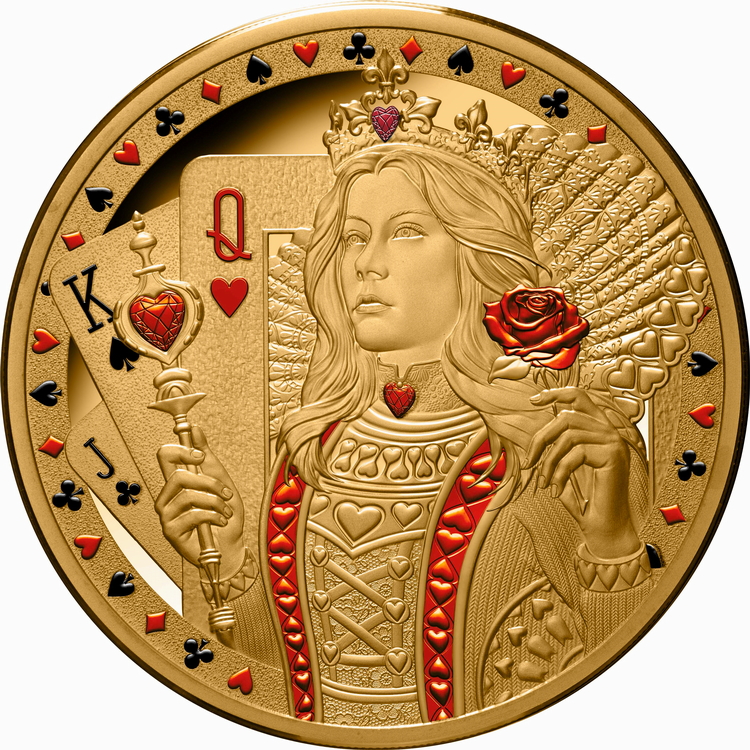 Niue_2026_Playing_Cards_1_Queen_of_Hearts_$1_100_Oz_Gold_Proof_with_Color_Mintage_52