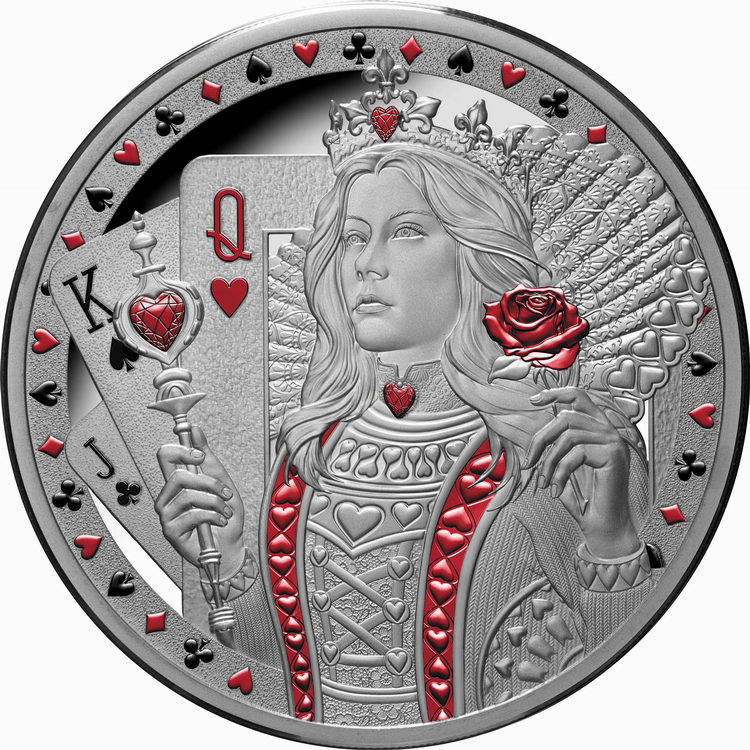 Niue_2026_Playing_Cards_1_Queen_of_Hearts_$1_1_Oz_Silver_Proof_with_Color_Mintage_750