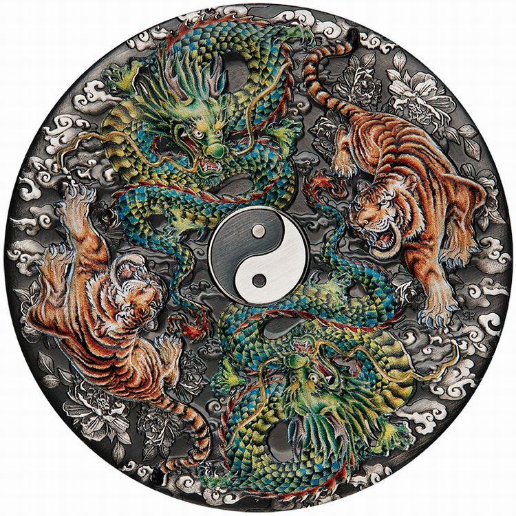 Tuvalu_2023_Double_Dragon_and_Double_Tiger_$5_5_Troy_Oz_Pure_Silver_Ultra_High_Relief_Medallic_Piedfort_with_Color_MINTAGE_388 Tuvalu_2023_Double_Dragon_and_Double_Tiger_$5_5_Troy_Oz_Pure_Silver_Ultra_High_Relief_Medallic_Piedfort_with_Color_MINTAGE_388