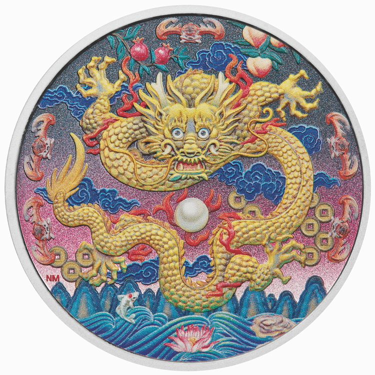 Tuvalu_2025_Golden_Imperial_Dragon_$3_3_Troy_Ounce_Pure_Silver_Proof_Piedfort_with_Color_MINTAGE_500 Tuvalu_2025_Golden_Imperial_Dragon_$3_3_Troy_Ounce_Pure_Silver_Proof_Piedfort_with_Color_MINTAGE_500